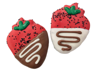 Biscuits fraise au chocolat - St-Valentin 2023