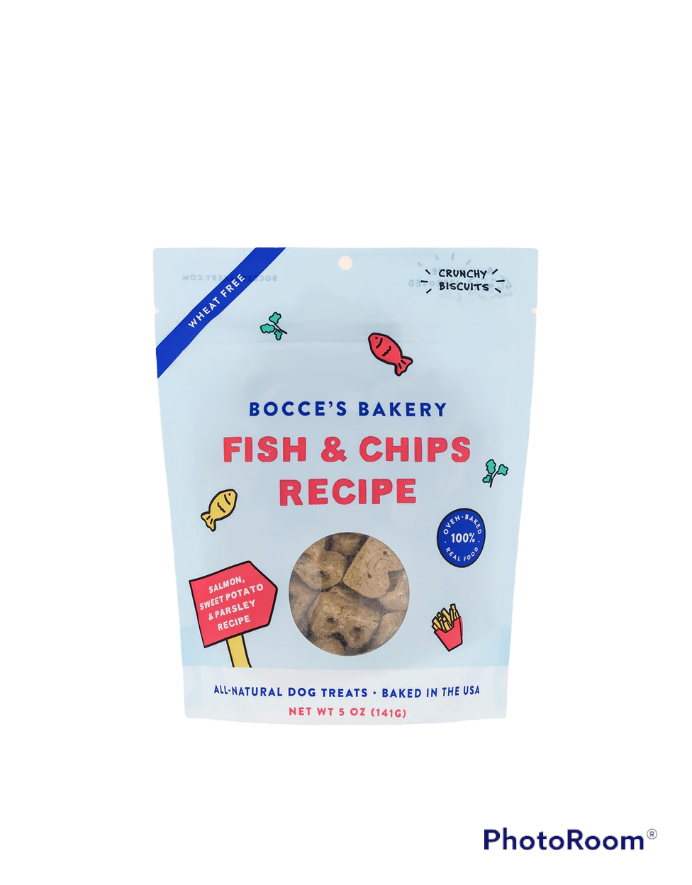 Gâteries croquantes poisson et patate douce