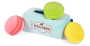 Peluche interactive boîte de macarons