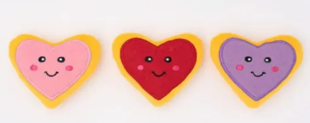 Peluches petits biscuits (3) - St-Valentin 2023