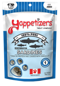 Gâteries sardines déshydratées Yappetizers